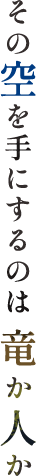 その空を手にするのは竜か人か